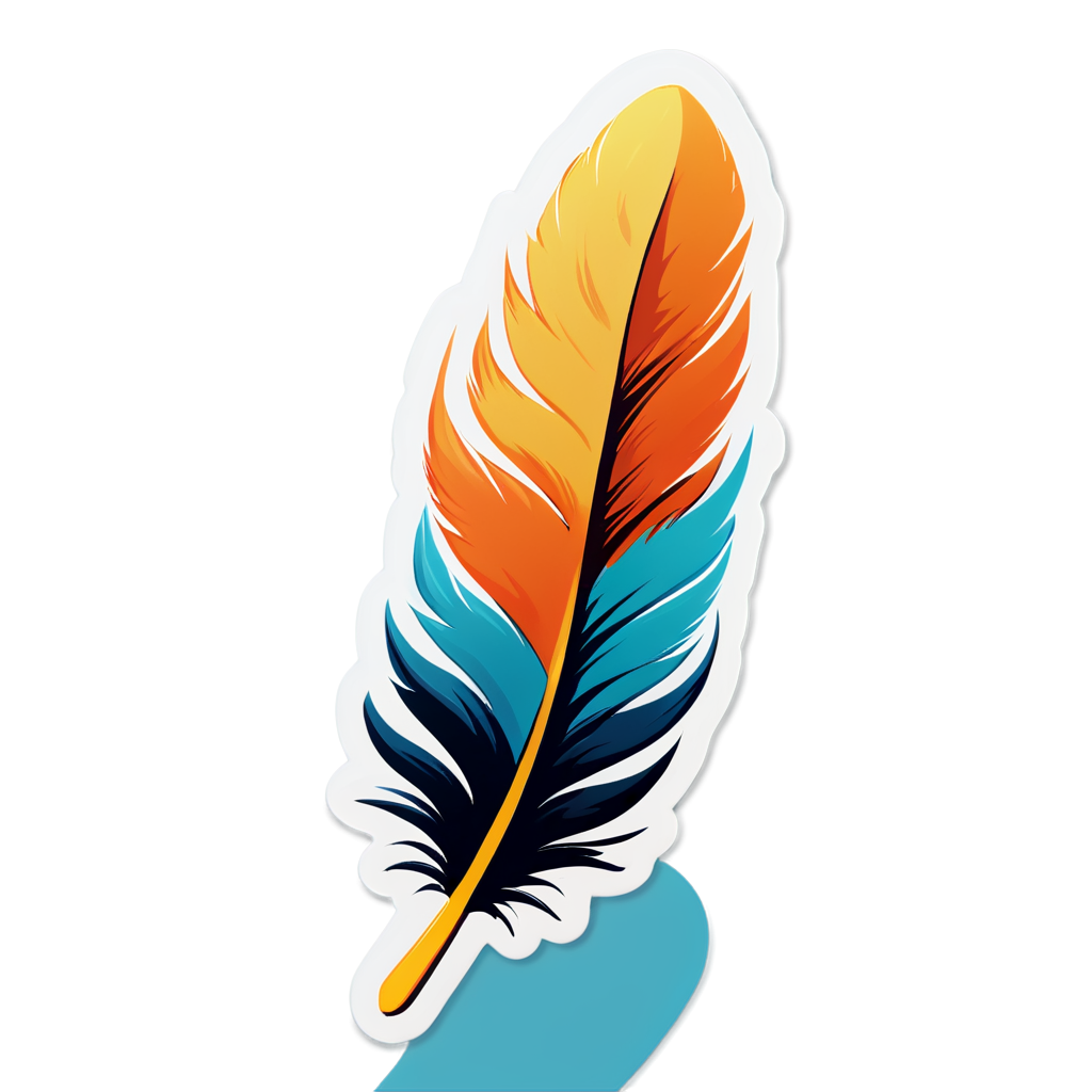 Feather Sticker Ideas