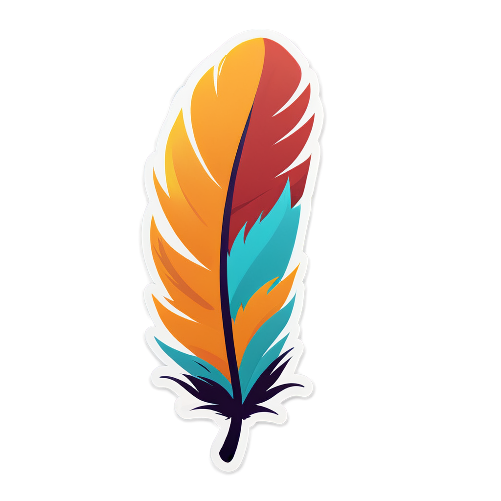 Feather Sticker Ideas