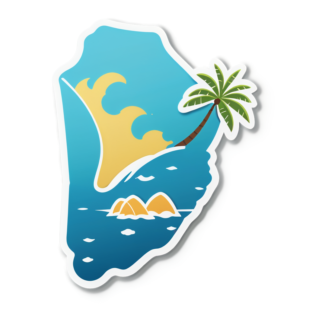 Cute Fiji Sticker