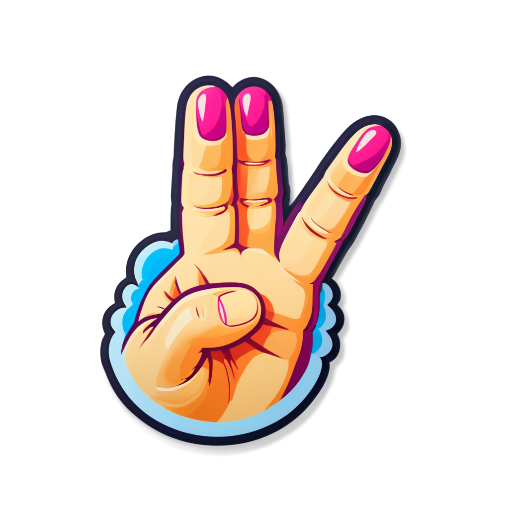 Fingers Sticker Ideas