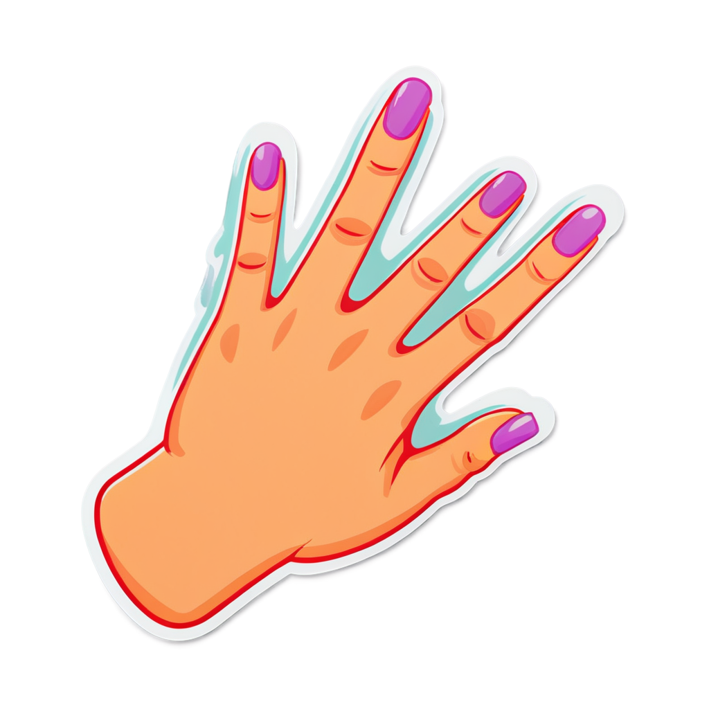 Fingers Sticker Ideas