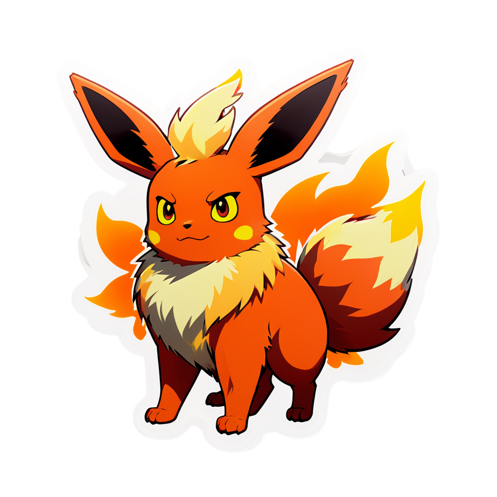 Flareon Sticker Kit