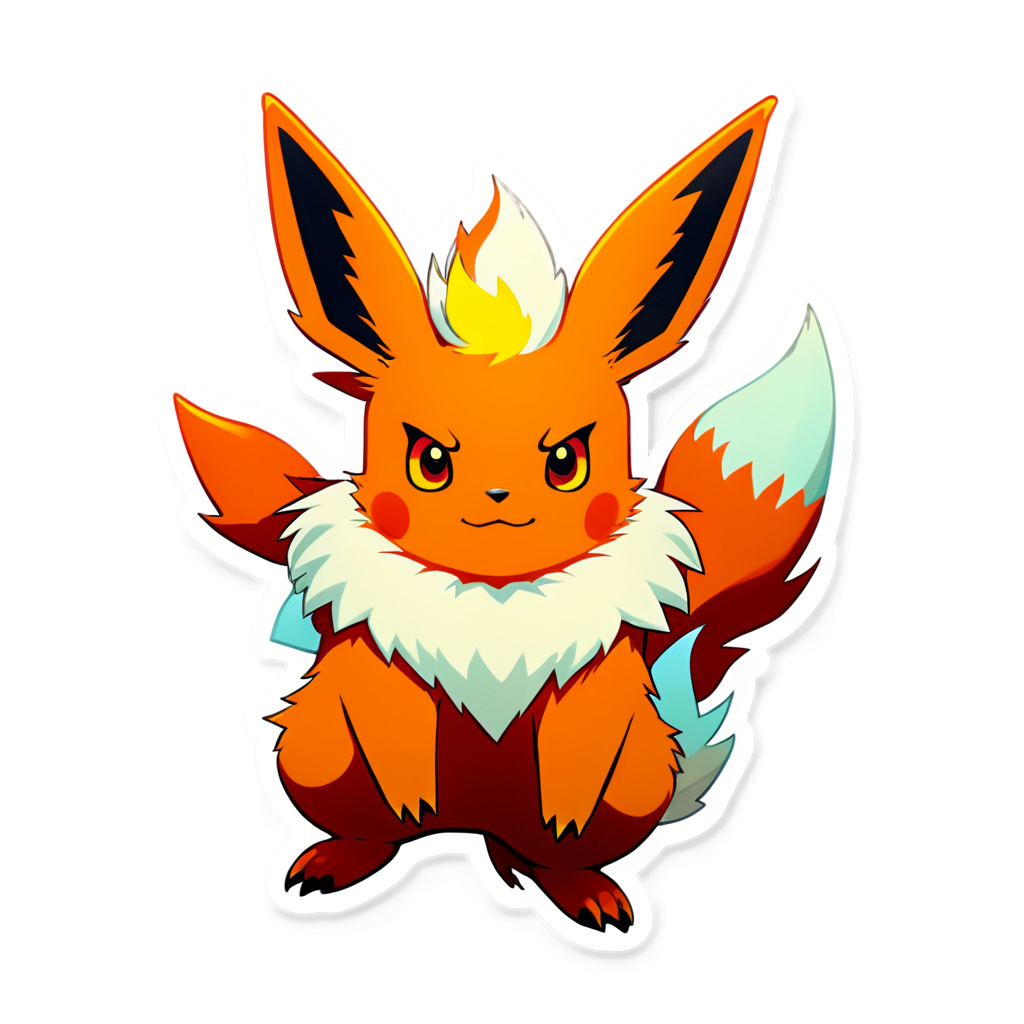 Flareon Sticker Kit