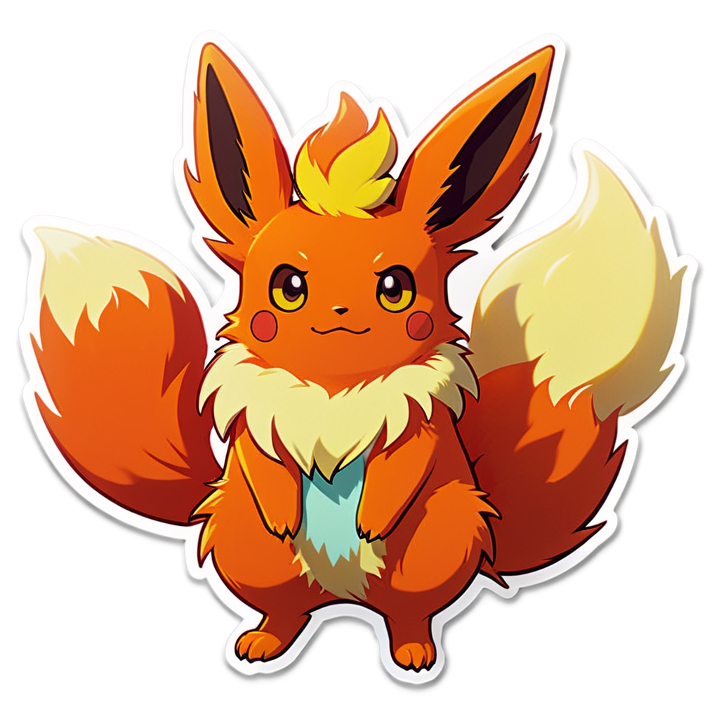 Flareon Sticker Ideas