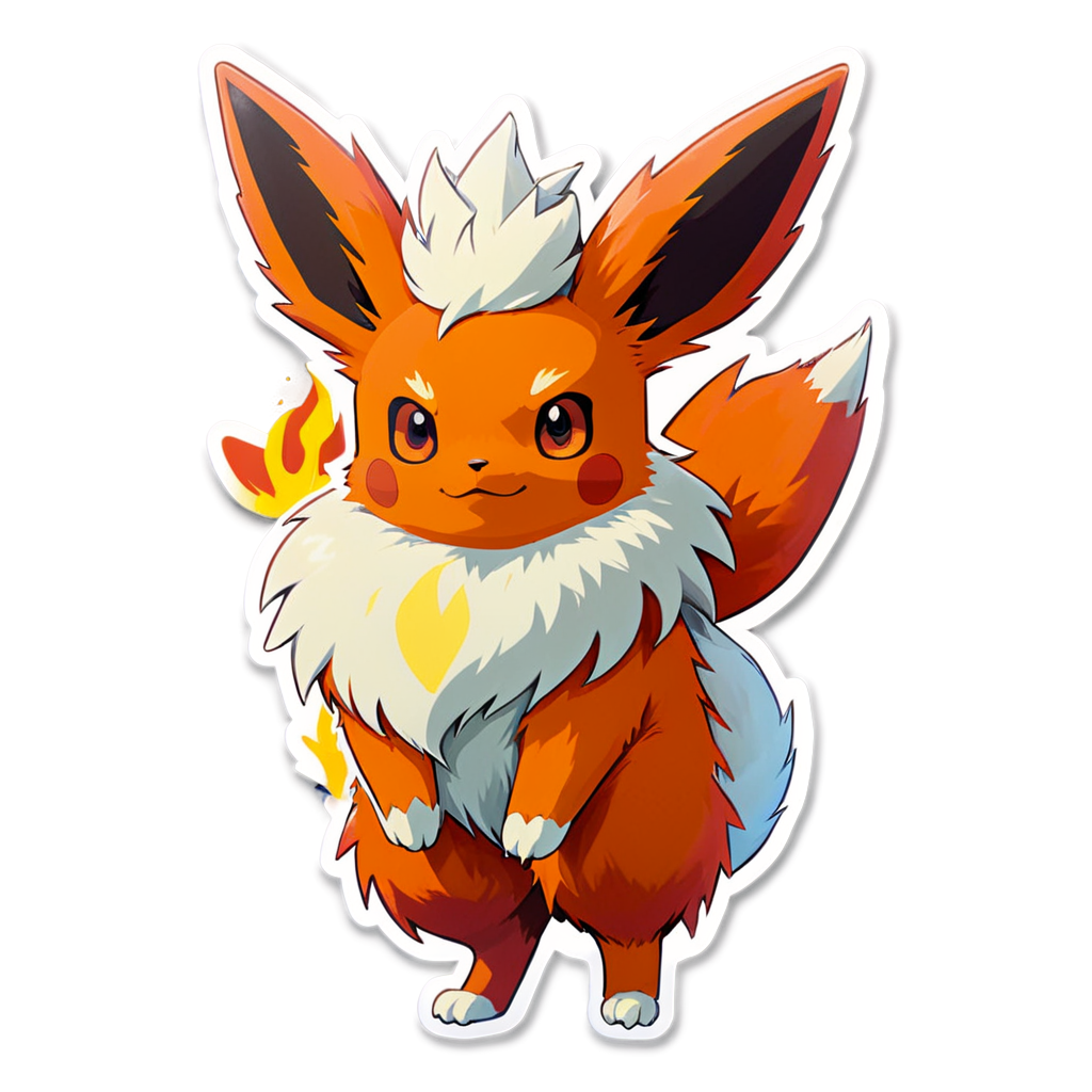 Flareon Sticker Ideas