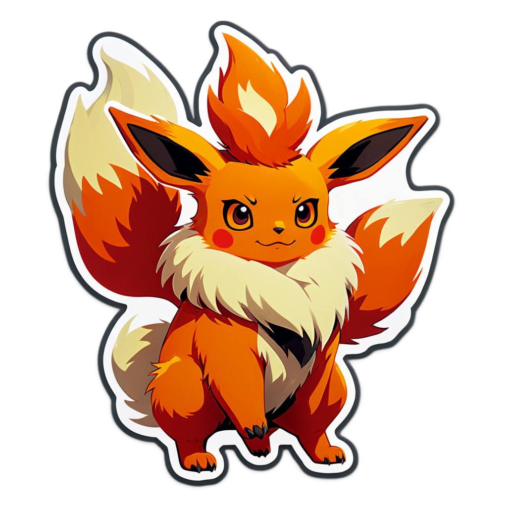 Cute Flareon Sticker