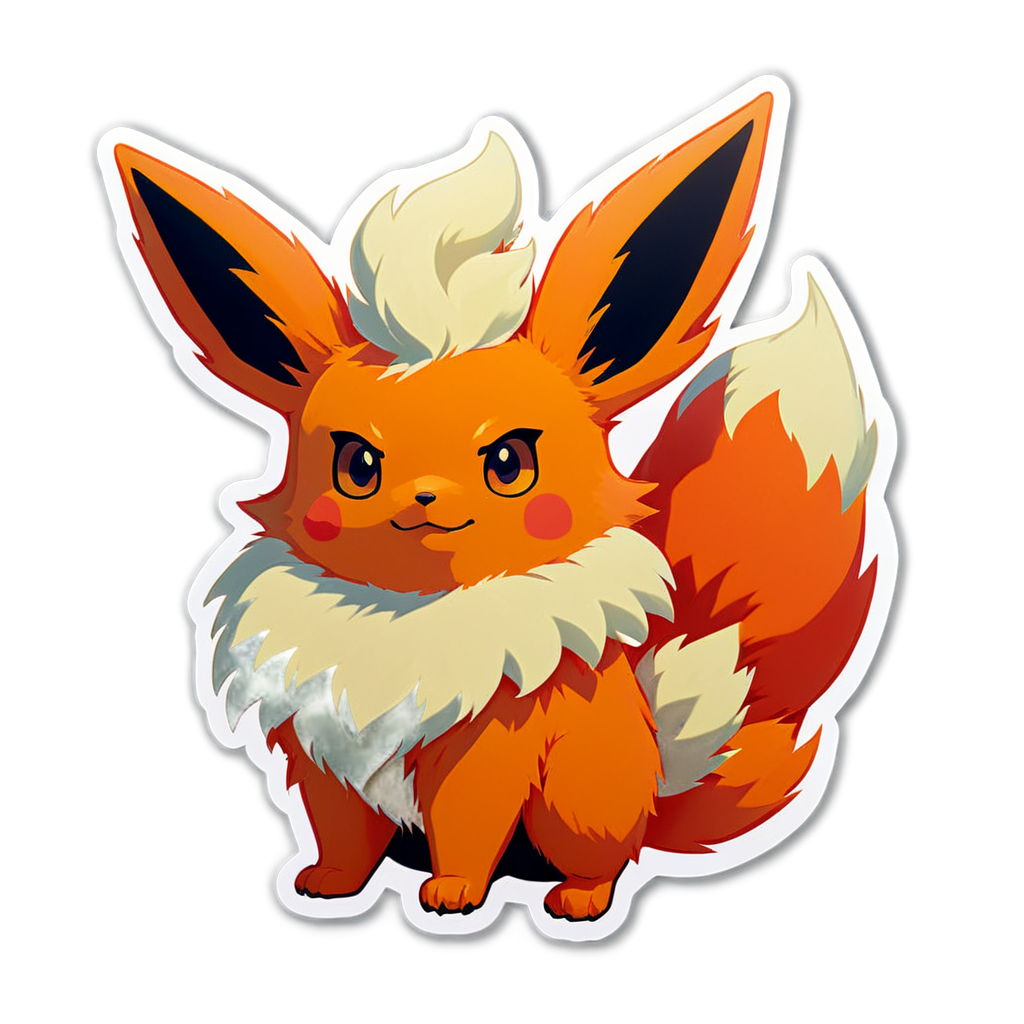 Cute Flareon Sticker