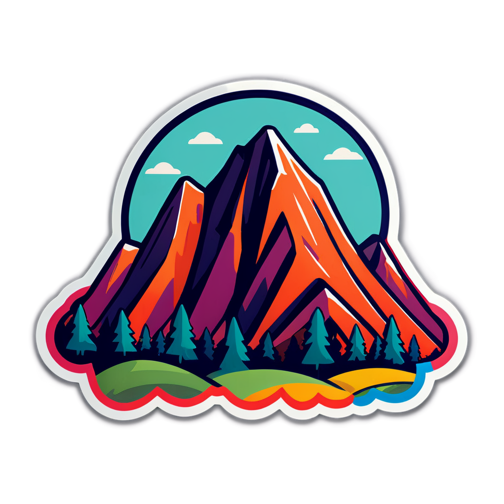 Cute Flatirons Sticker