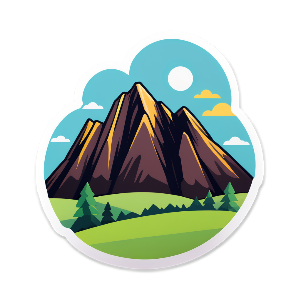 Cute Flatirons Sticker