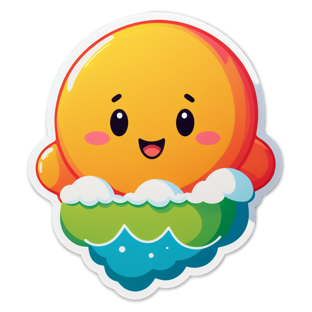 Cute Floater Sticker