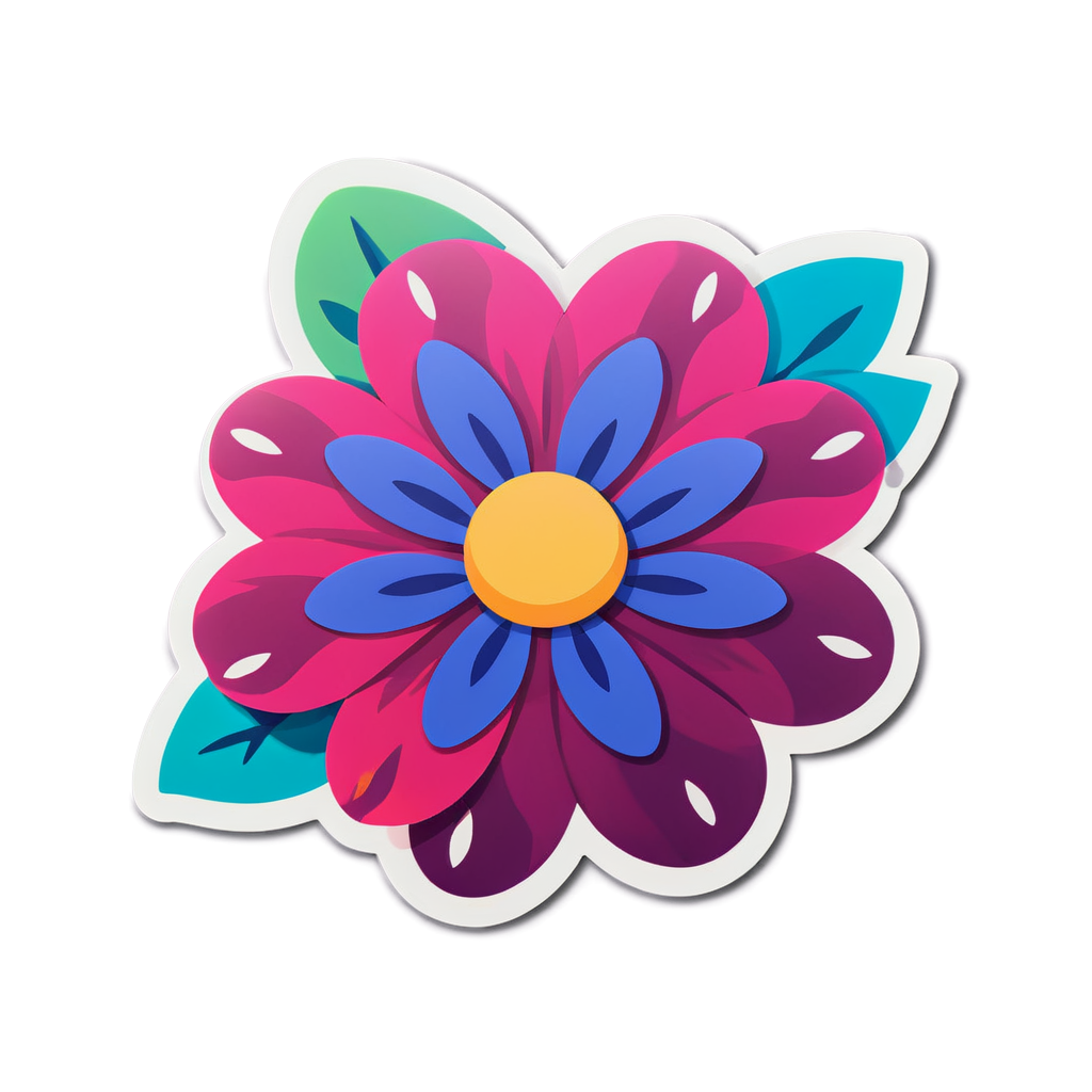 Cute Flower Sticker