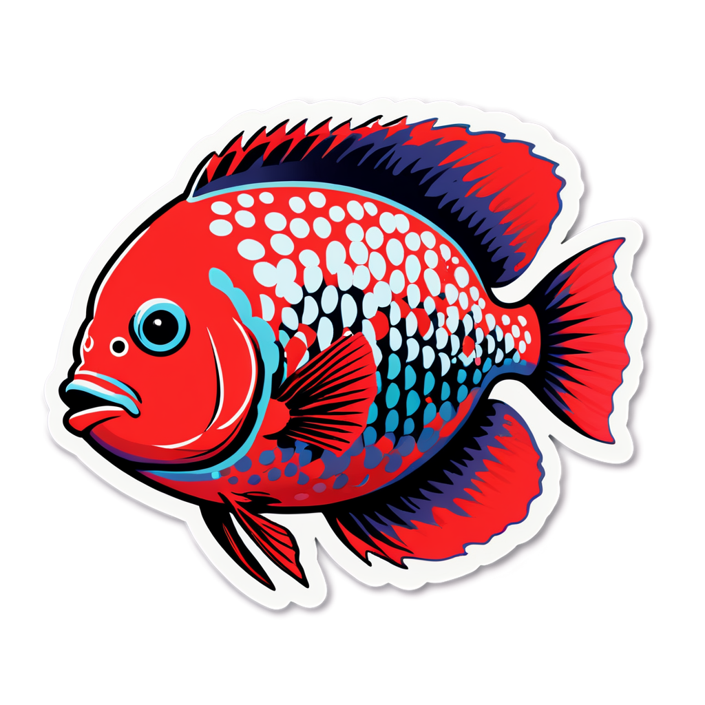 Flowerhorn Sticker Kit