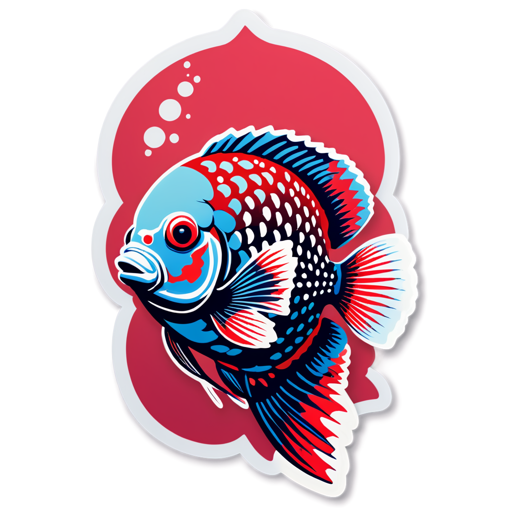 Flowerhorn Sticker Kit