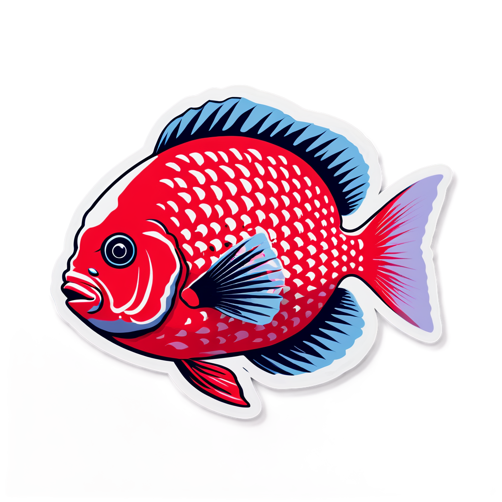 Flowerhorn Sticker Kit