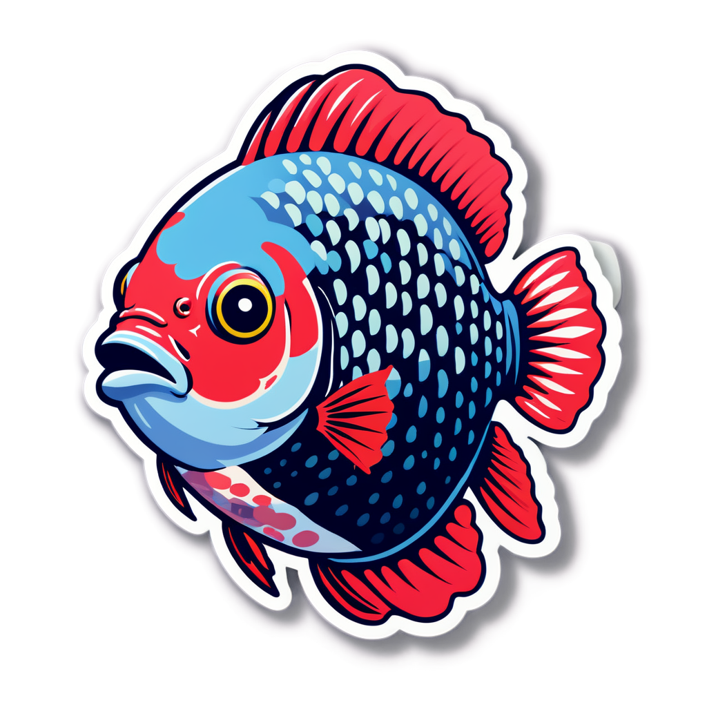 Flowerhorn Sticker Ideas