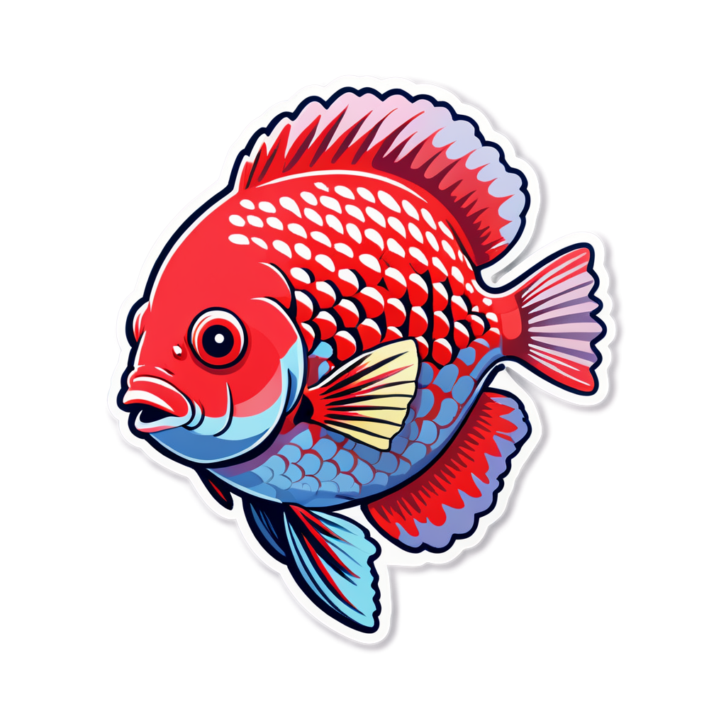 Flowerhorn Sticker Ideas