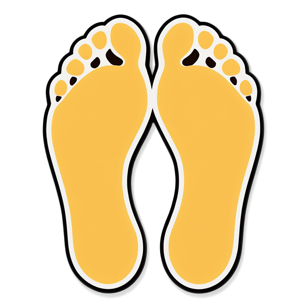 Footprints Sticker Collection