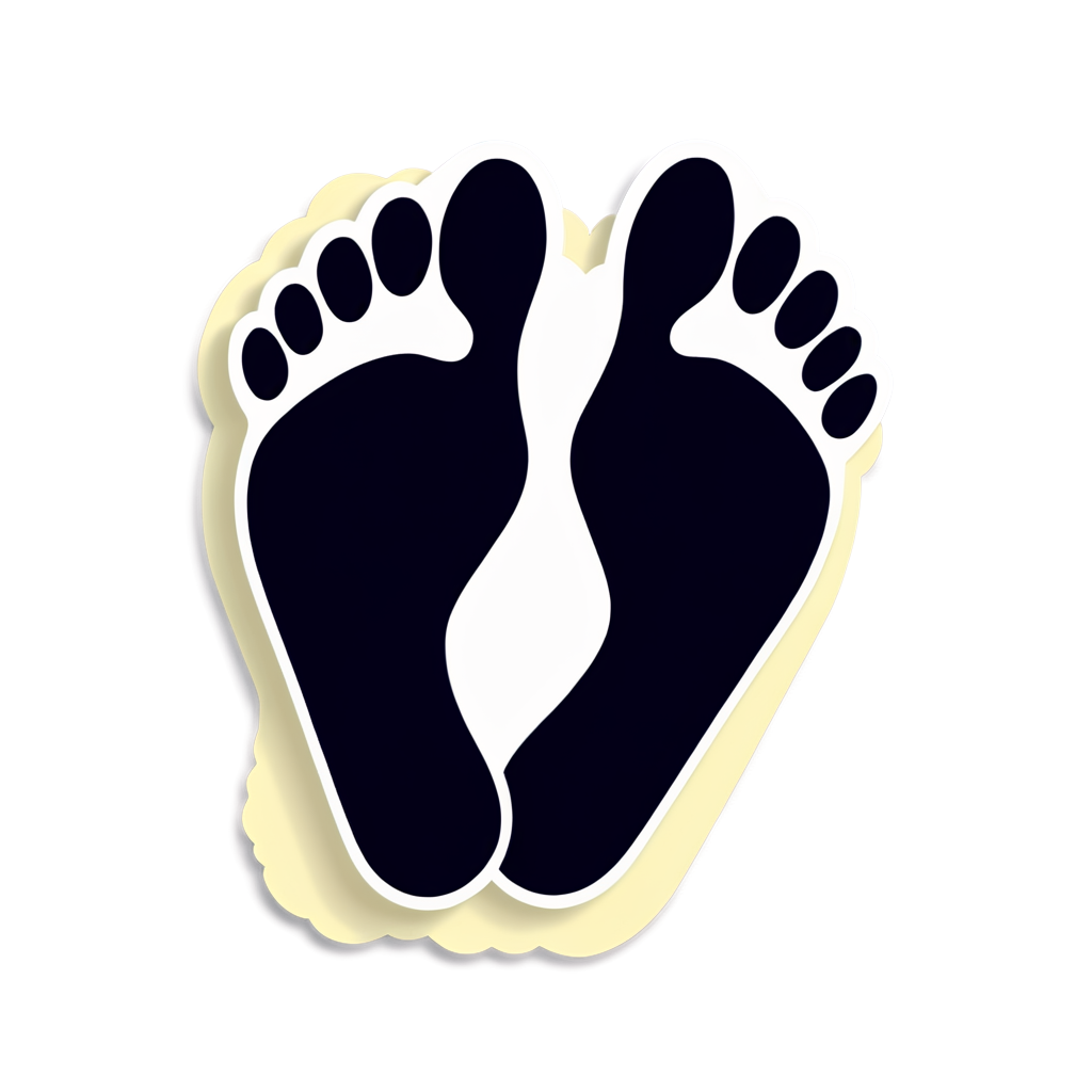 Footprints Sticker Collection