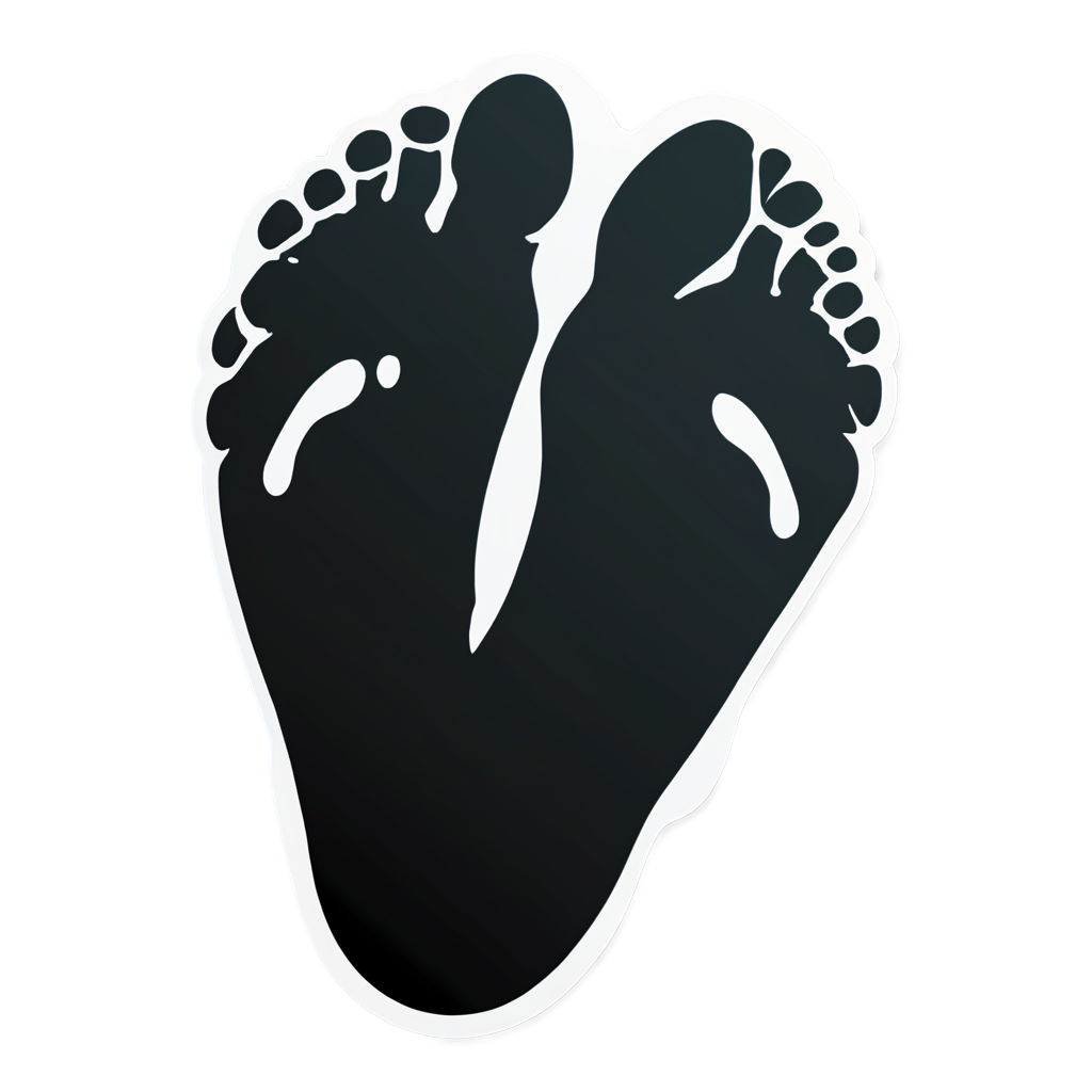 Footprints Sticker Collection