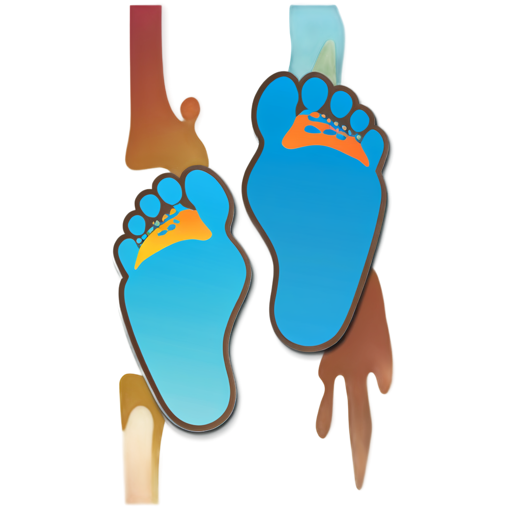 Footprints Sticker Kit