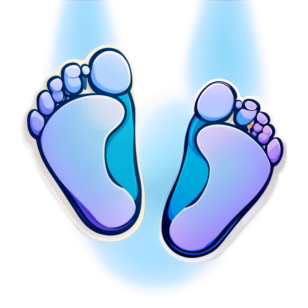 Footprints Sticker Ideas