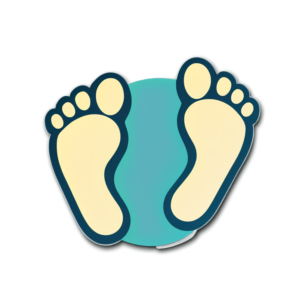 Footprints Sticker Ideas