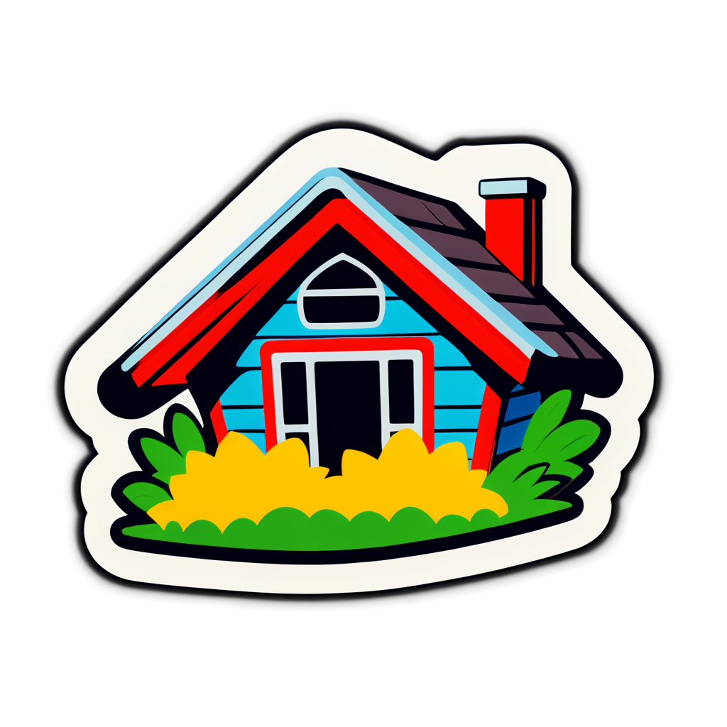 Cute Foreclosure Sticker