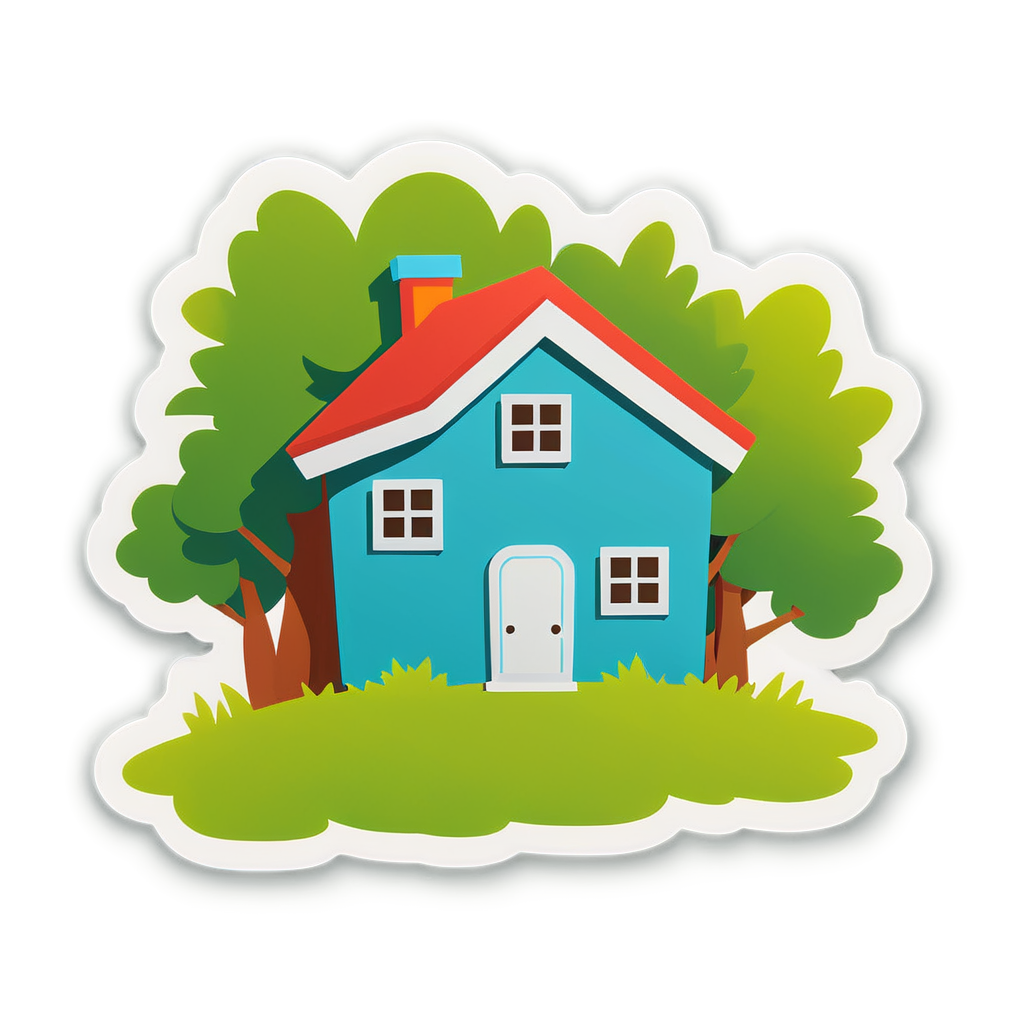 Cute Foreclosure Sticker