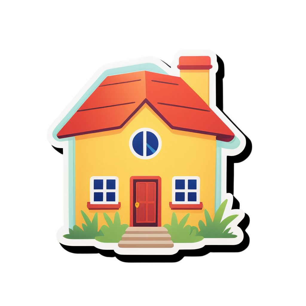 Cute Foreclosure Sticker