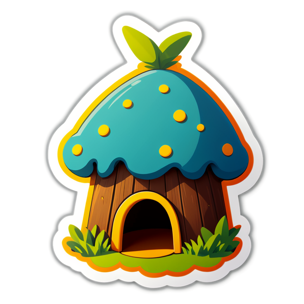 Cute Fort Sticker