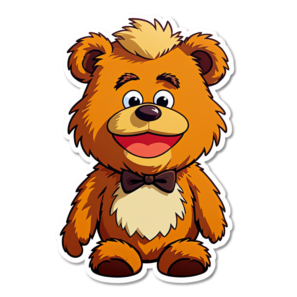 Cute Fozzie Sticker