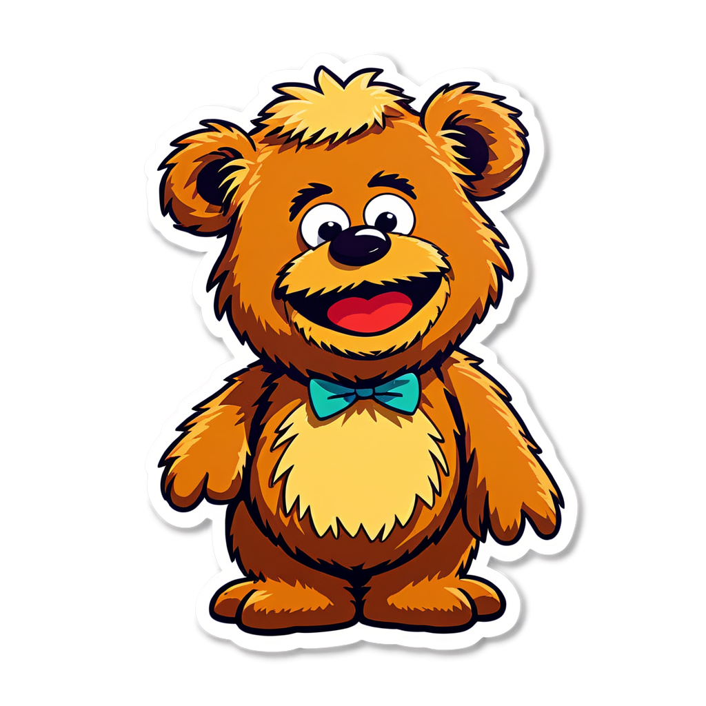 Cute Fozzie Sticker