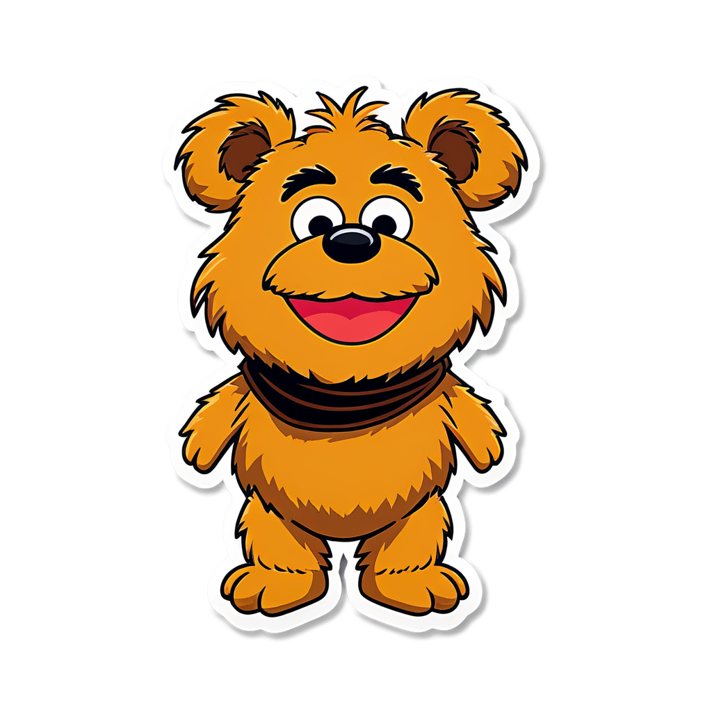 Cute Fozzie Sticker