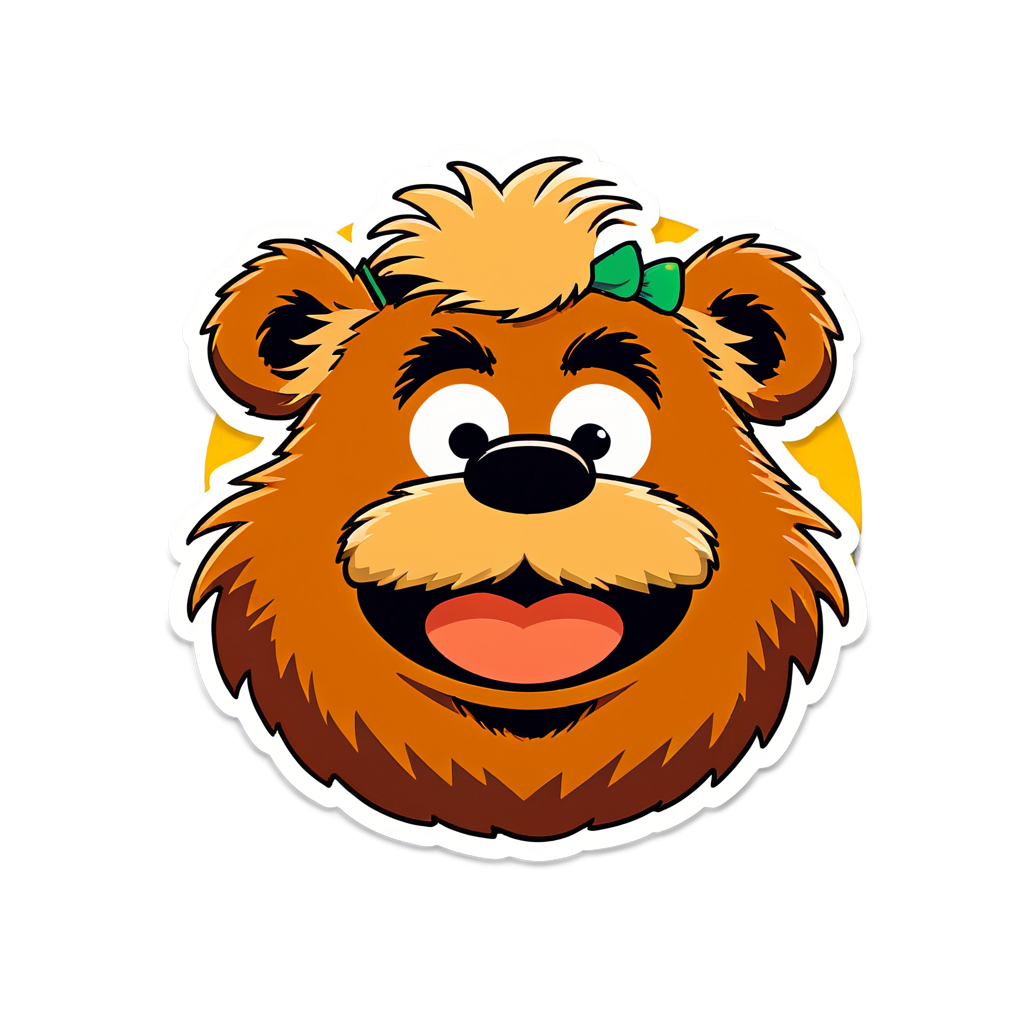 Cute Fozzie Sticker