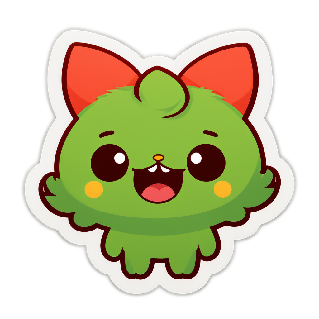 Cute Frik Sticker