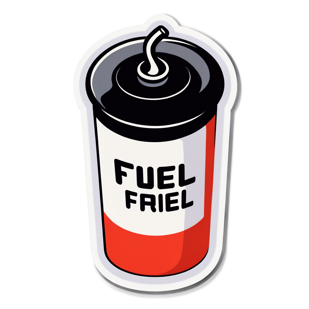 Cute Fuel Sticker