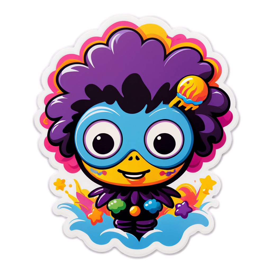 Cute Funkadelic Sticker