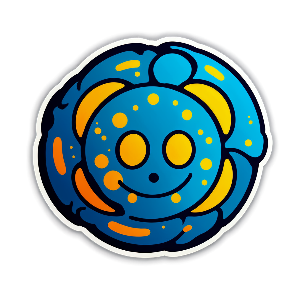 Cute Gallifreyan Sticker