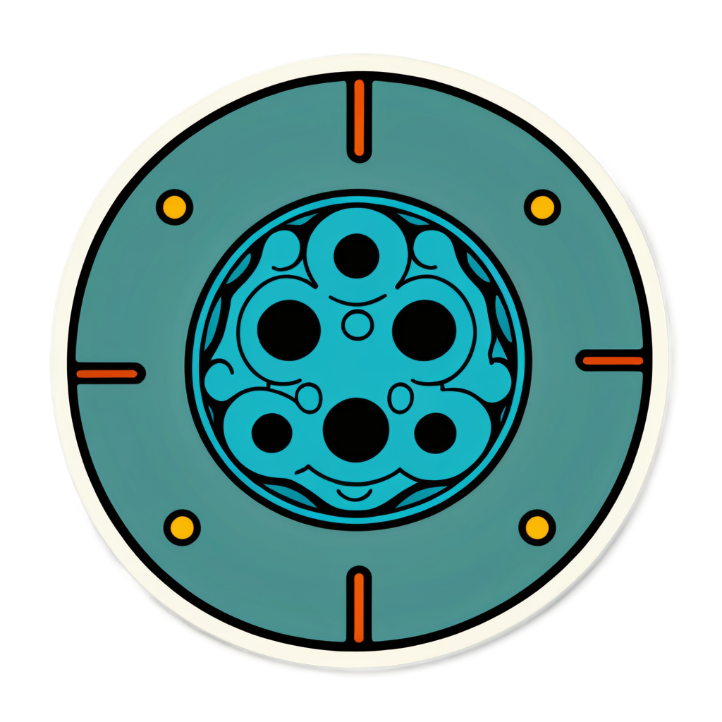 Cute Gallifreyan Sticker