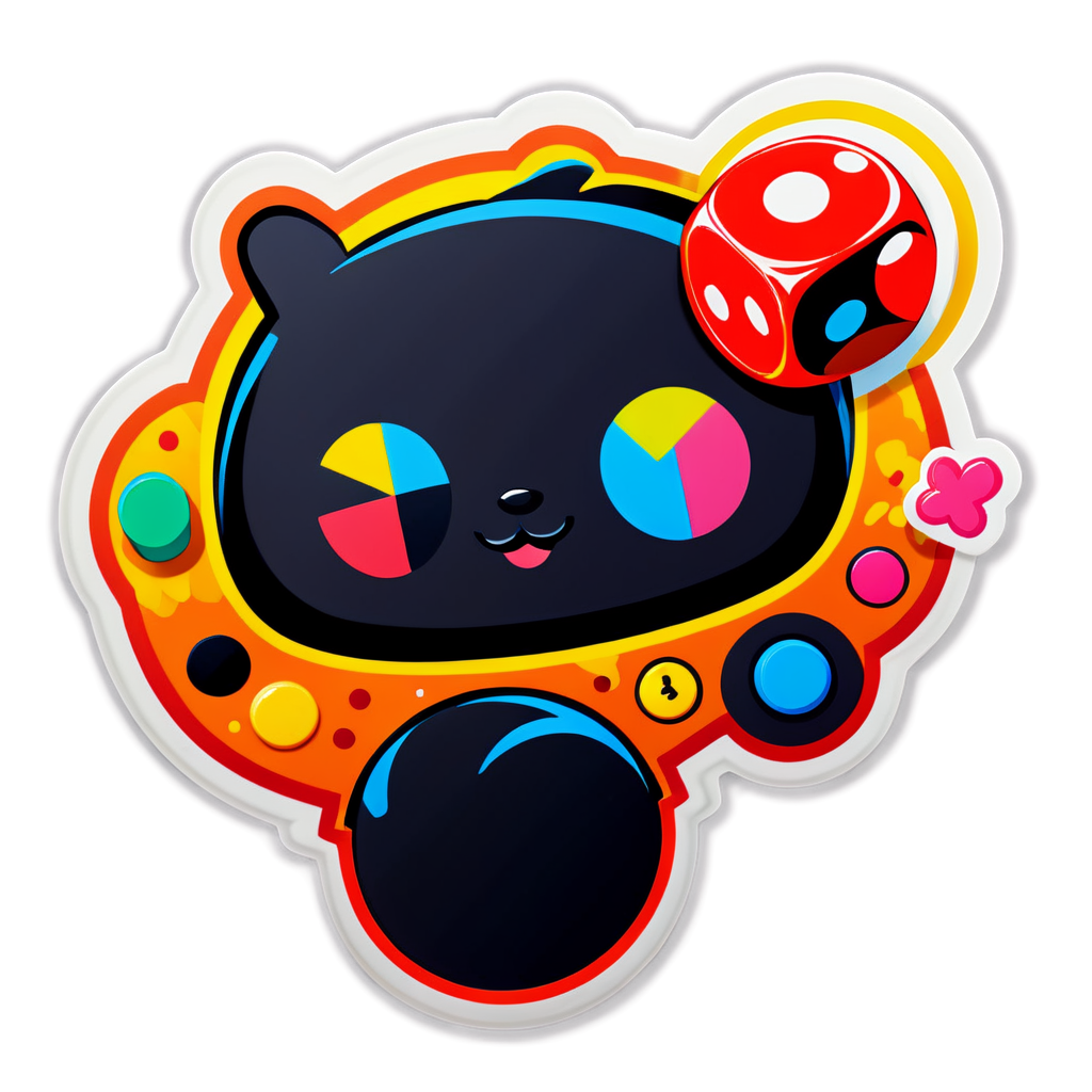 Cute Games Sticker