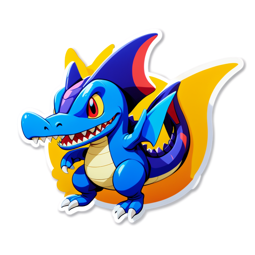 Cute Garchomp Sticker