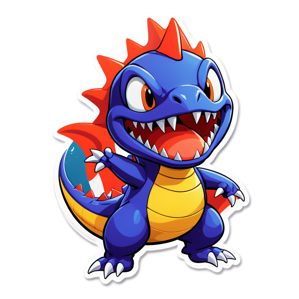 Cute Garchomp Sticker