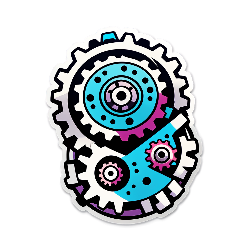 Cute Gearbox Sticker