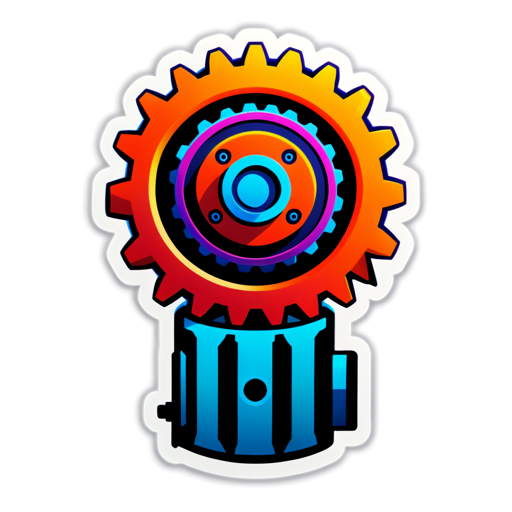 Cute Gearbox Sticker