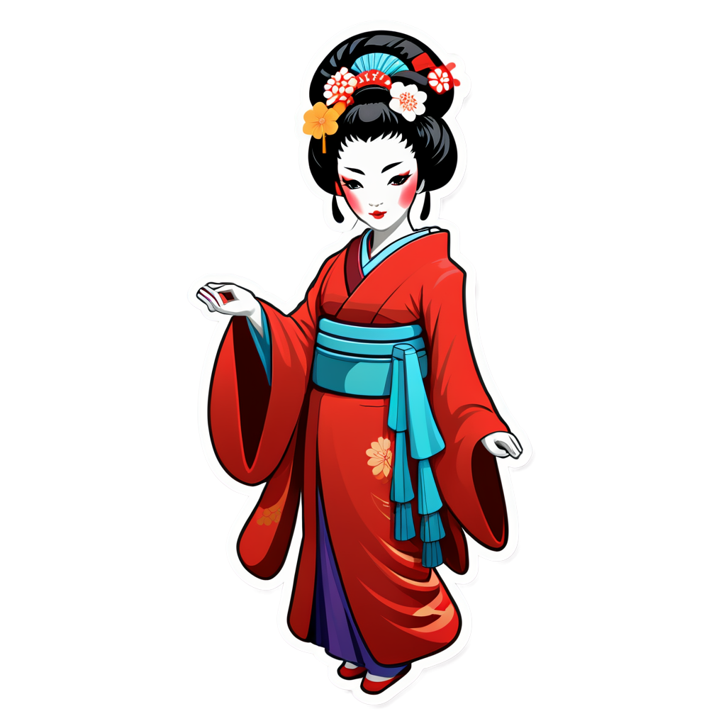 Geisha Sticker Collection