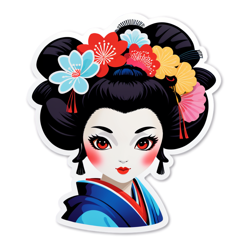 Geisha Sticker Kit