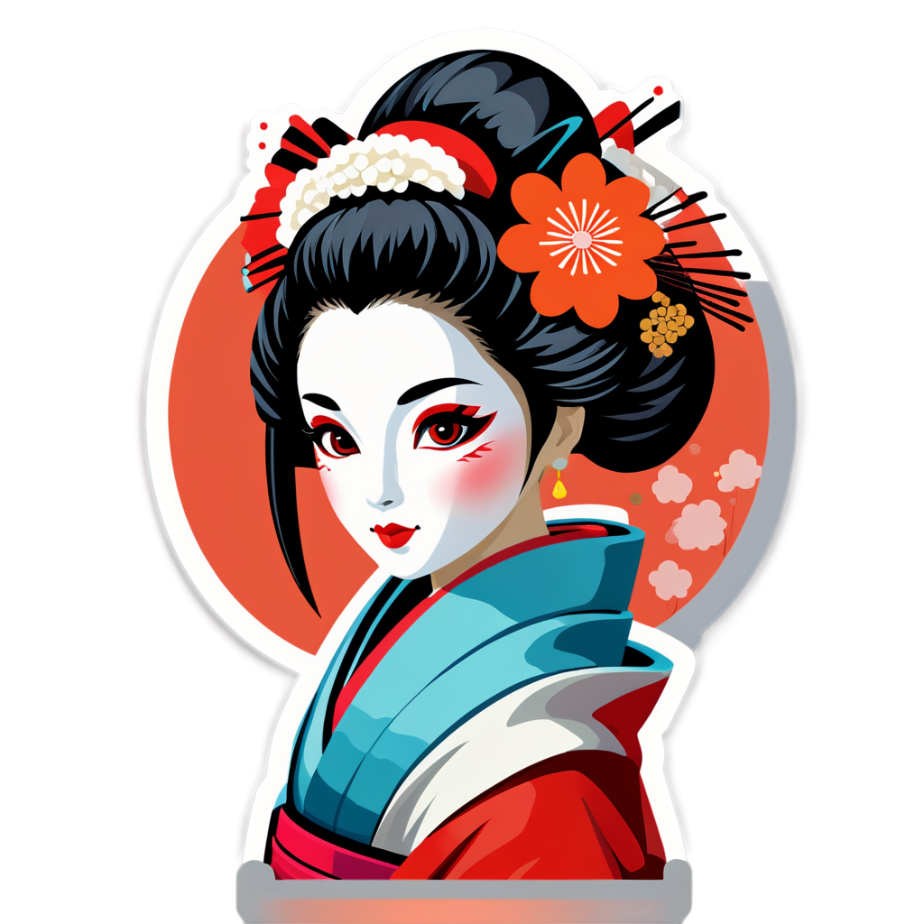 Geisha Sticker Kit