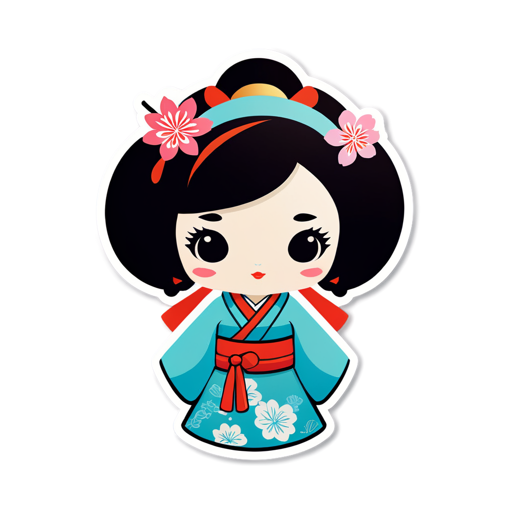 Geisha Sticker Ideas