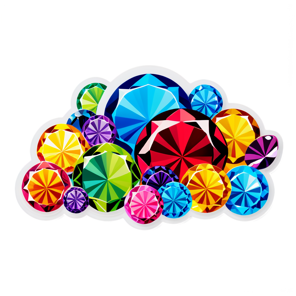 Gems Sticker Collection