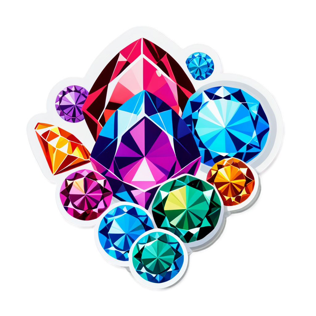 Gems Sticker Collection